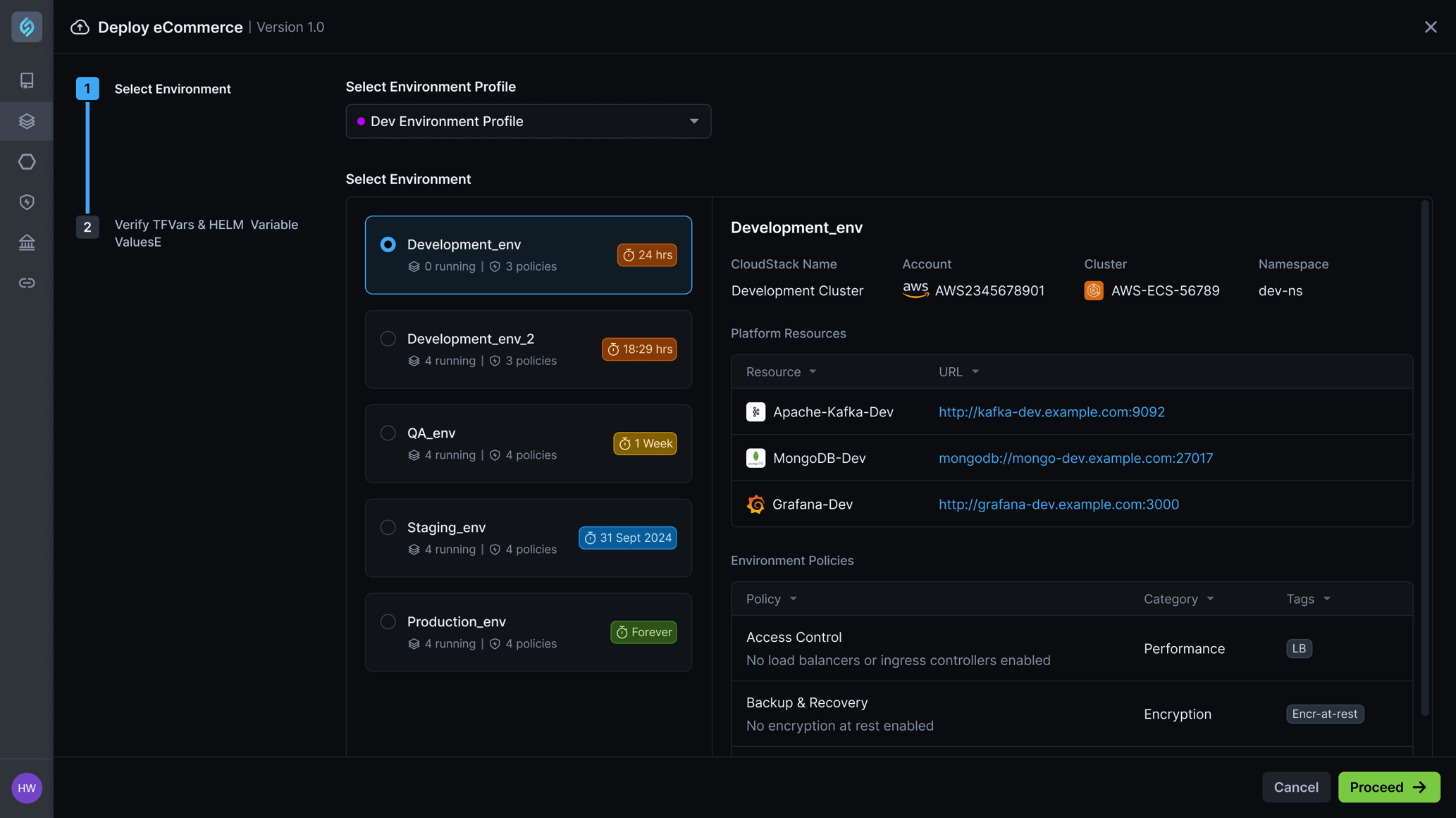 1. Deployment Management