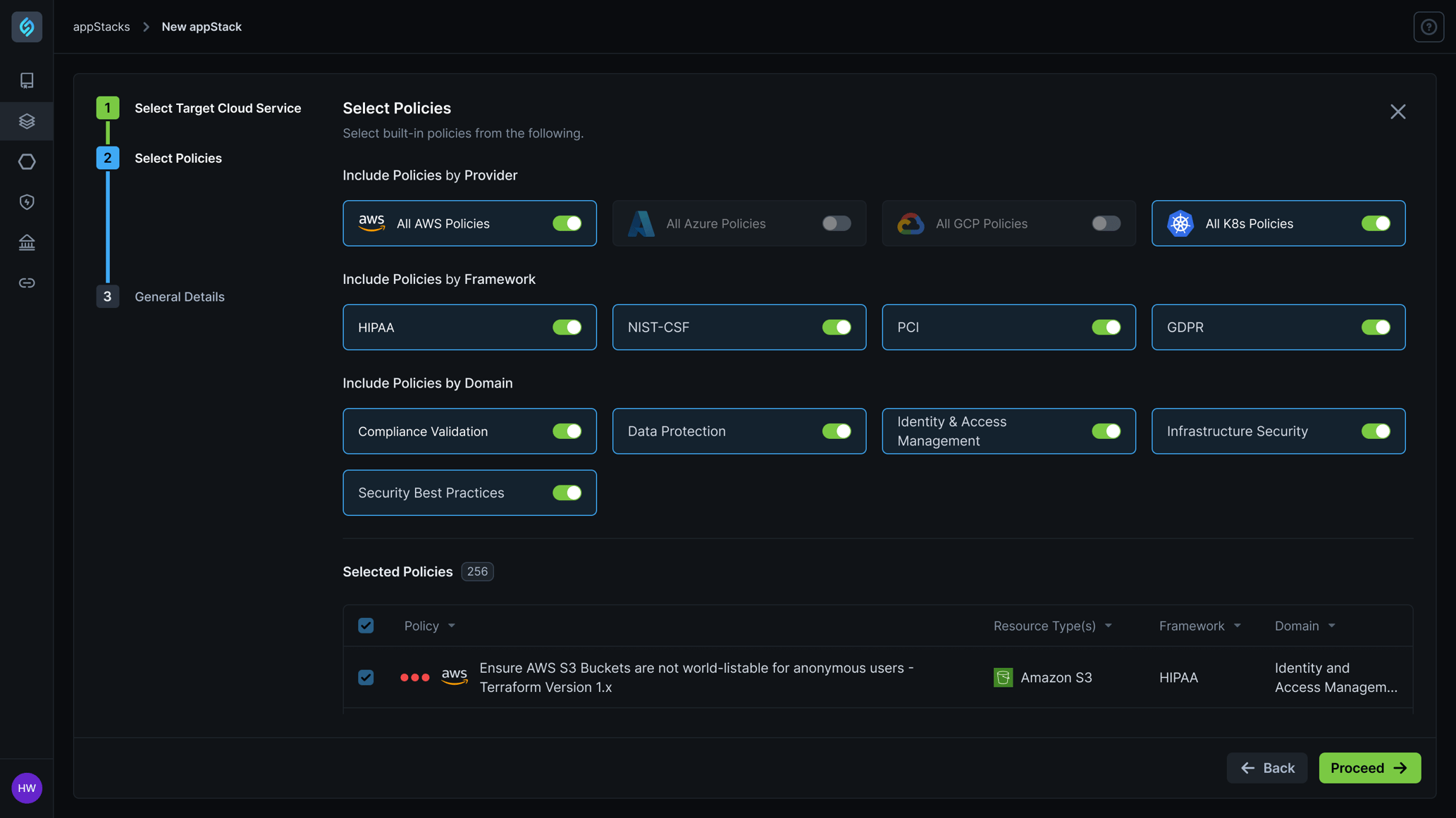 2. Integrate security and compliance by default