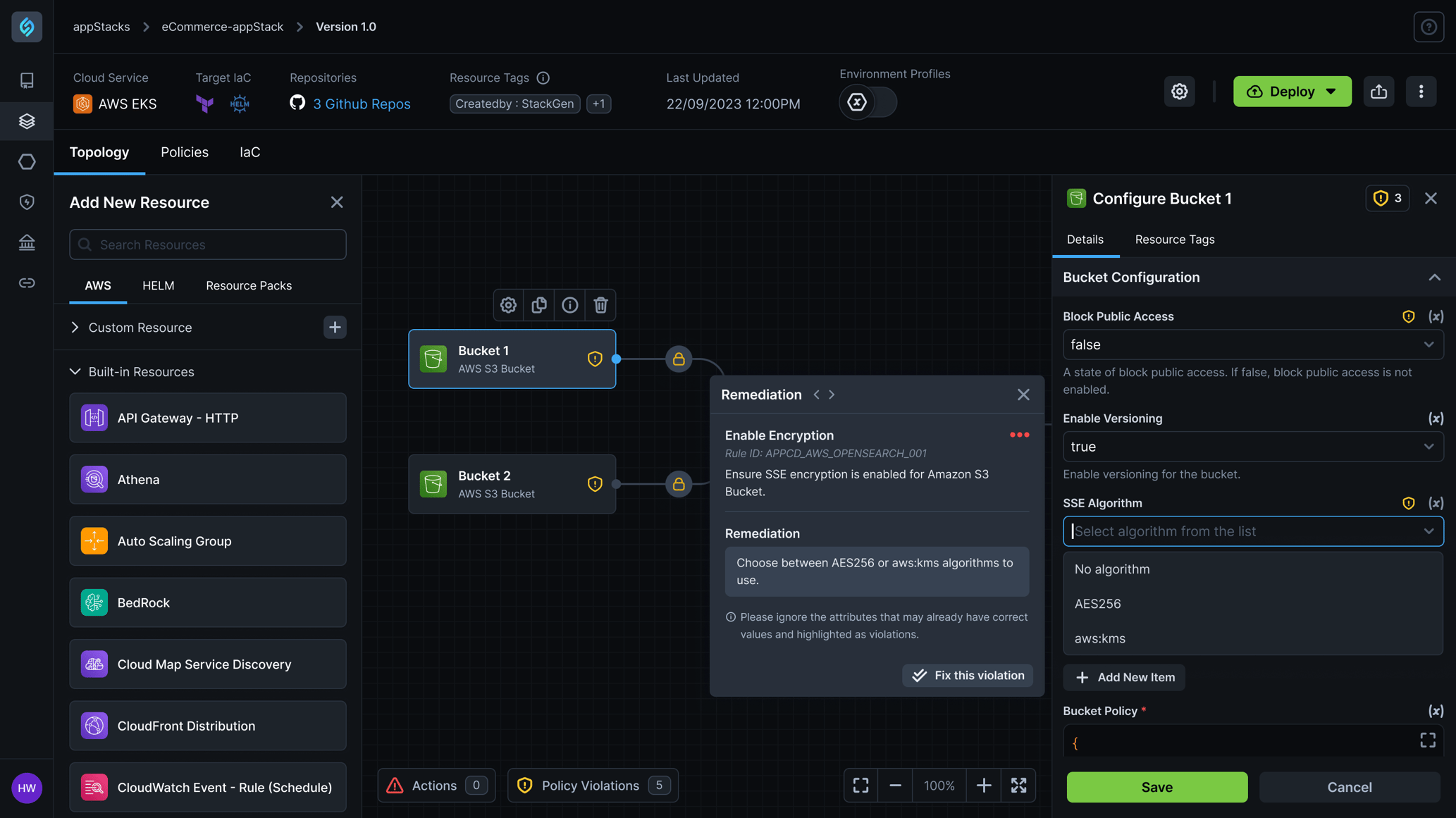 5. Real-time drift detection and auto-remediation