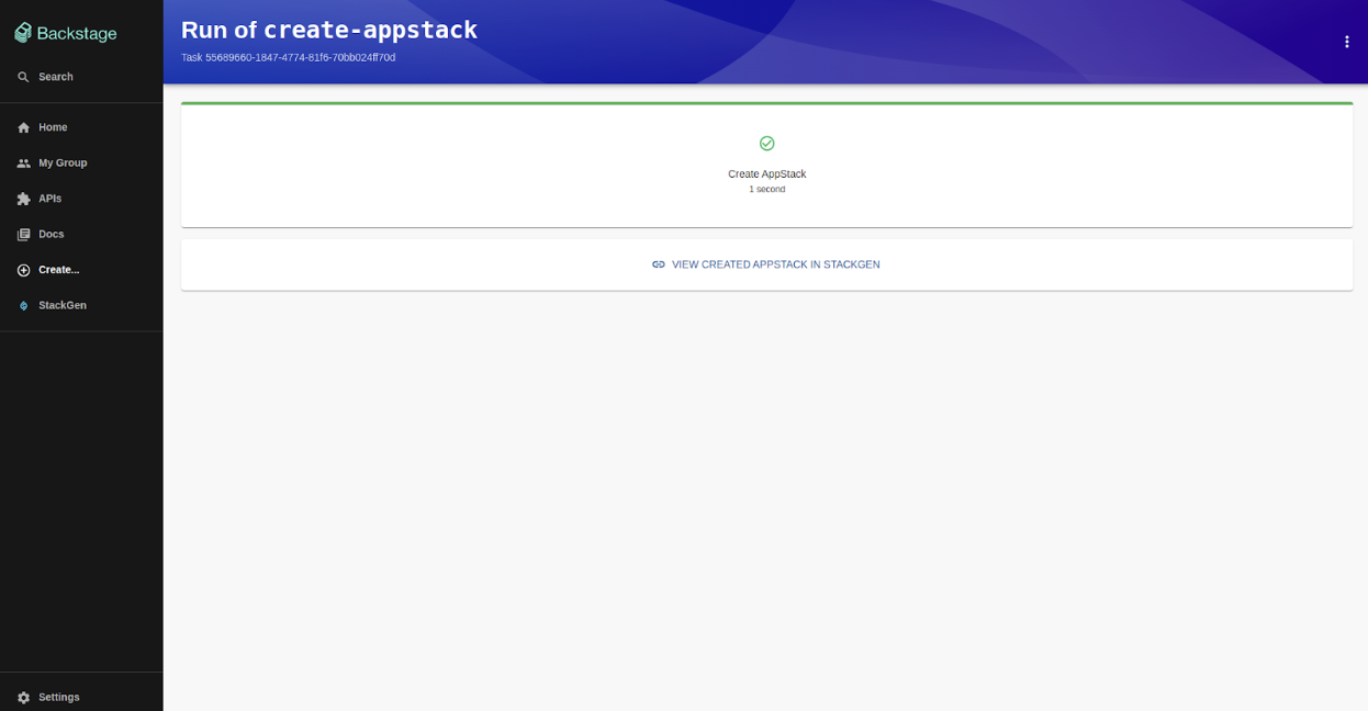 Created_appstack