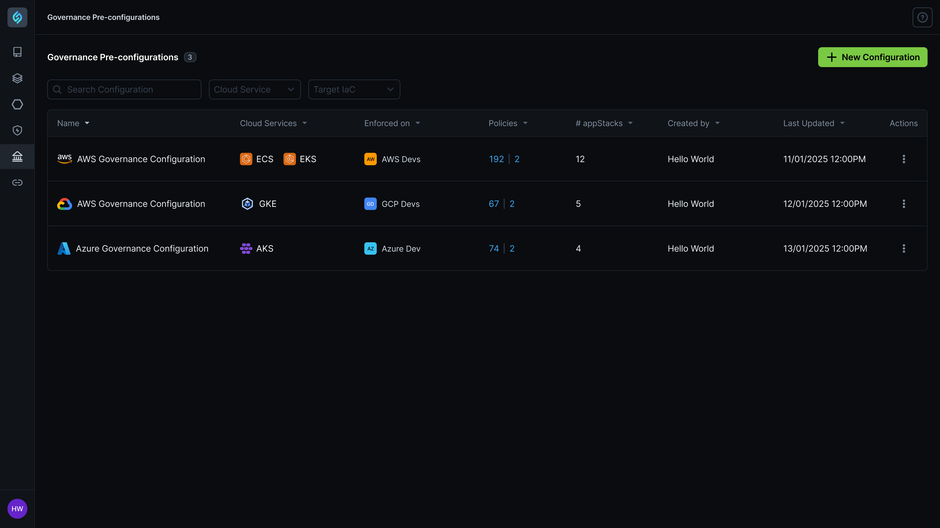 2. Create policy bundles 