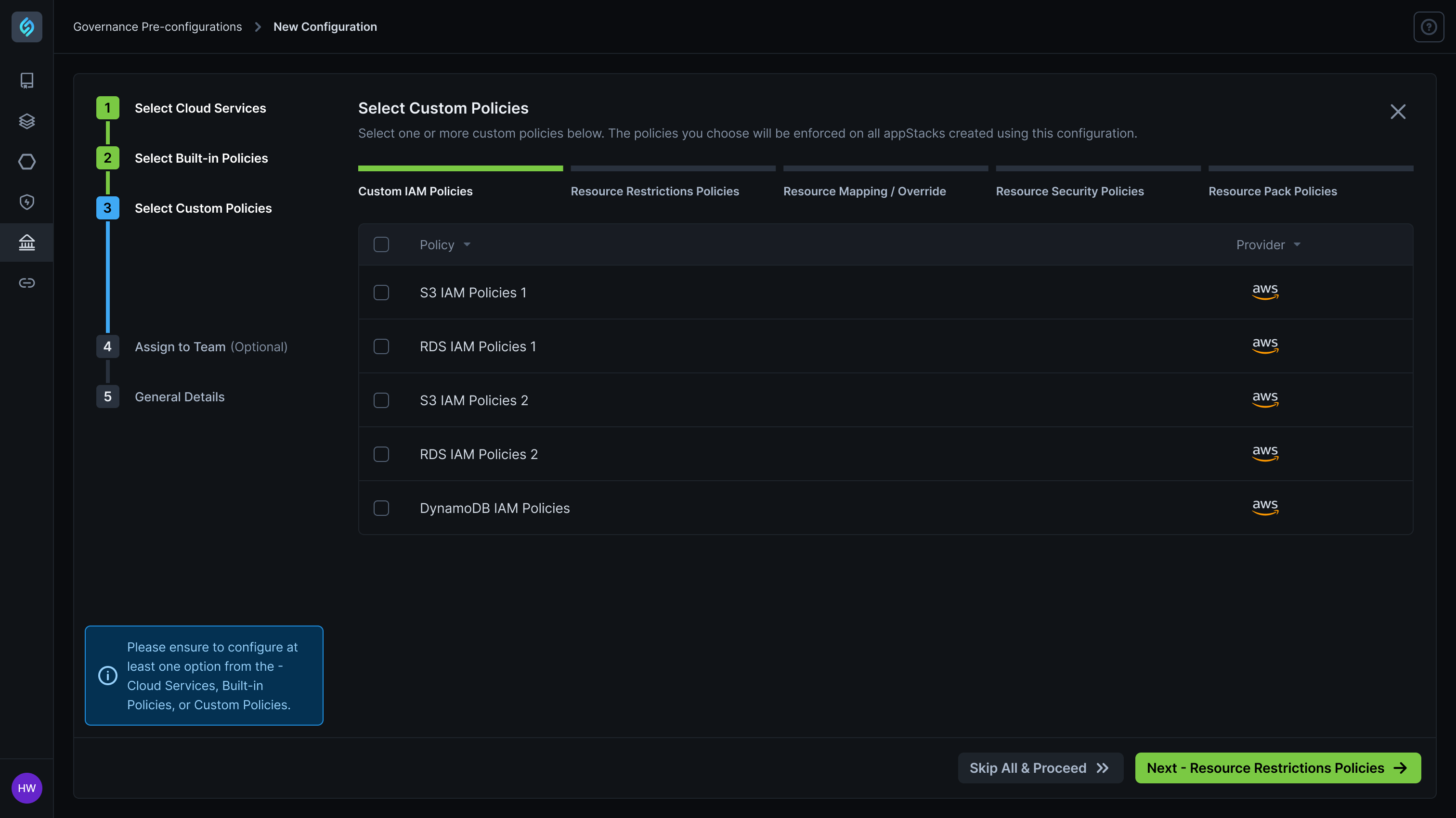 2. Customizable policies to suit your needs