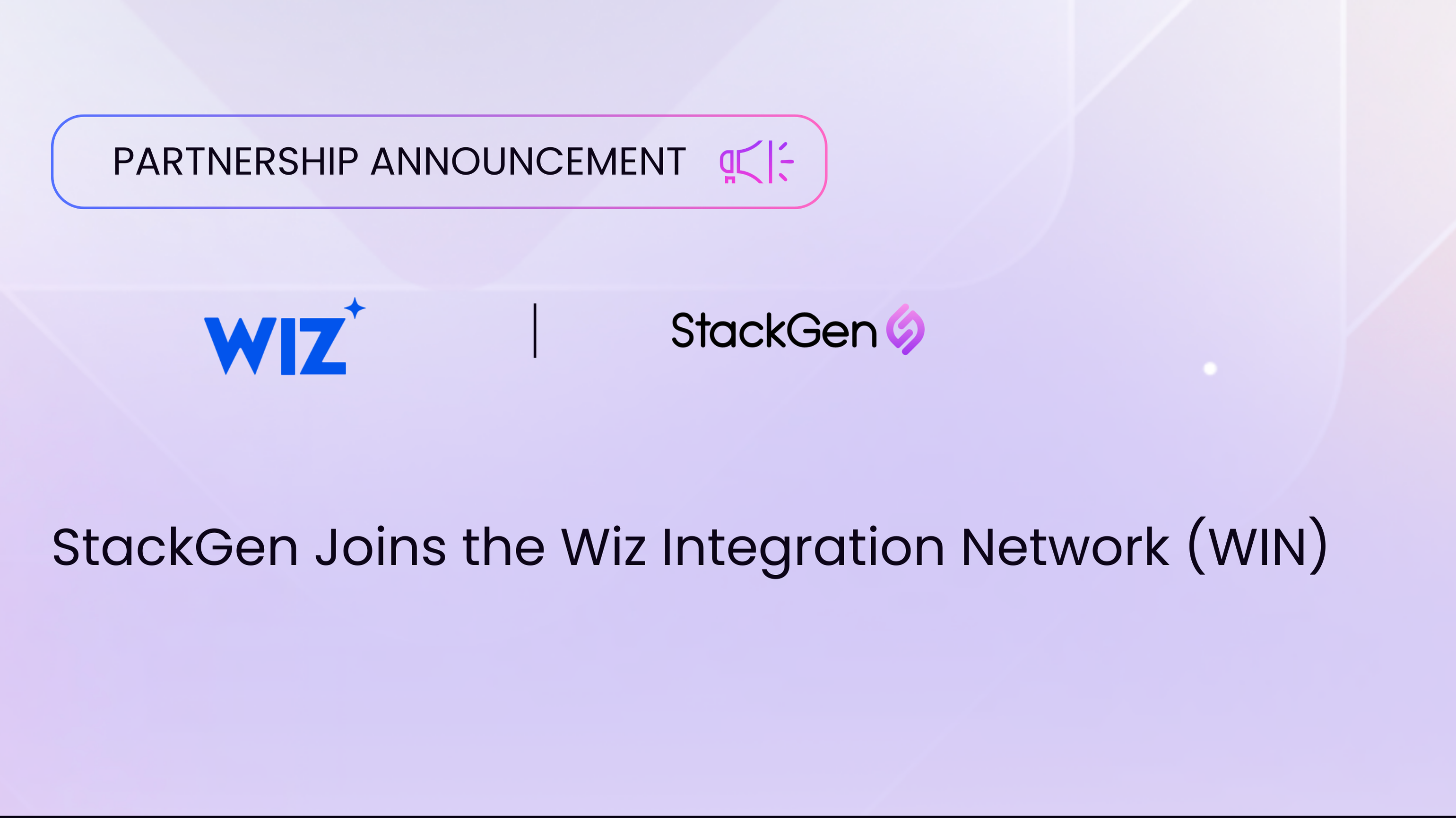 PARTNERSHIP ANNOUNCEMENT 