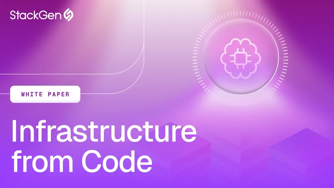 Infrastructure from Code