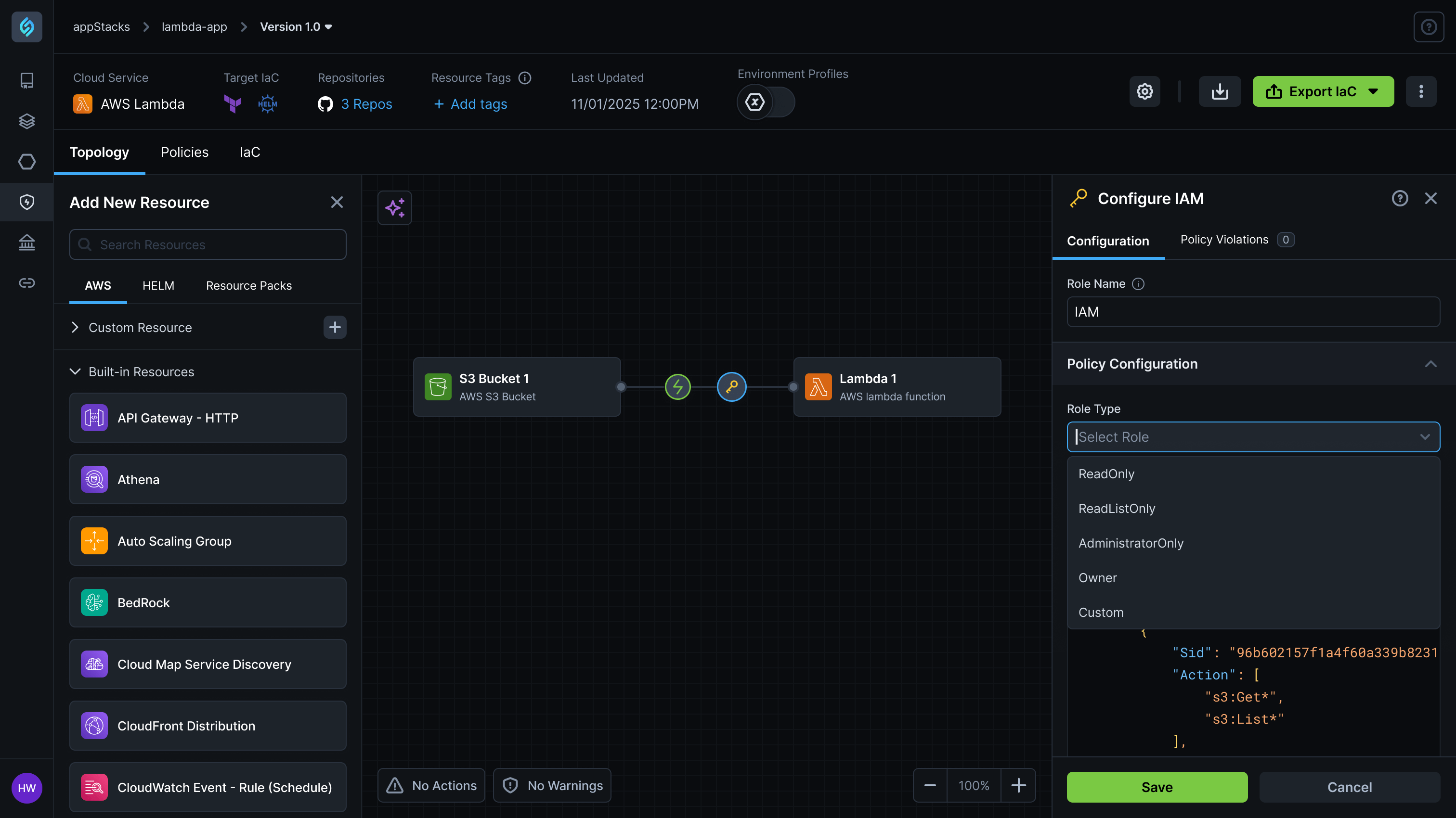 2. Create and manage AWS IAM roles